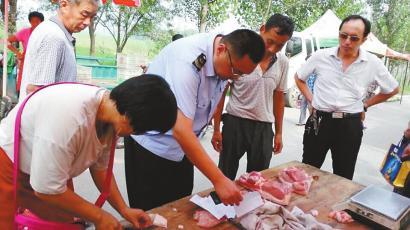 遏制病害肉、注水肉進入市場